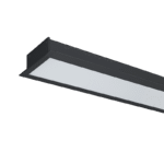 LED ΠΡΟΦΙΛ ΧΩΝΕΥΤΟ S77 32W 4000K 1500MM ΜΑΥΡΟ