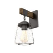 PAOLA ΑΠΛΙΚΑ 1XE27 ΜΑΥΡΟ MAT/ΞΥΛΟ