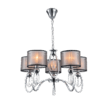 MERY ΠΟΛΥΦΩΤΟ 5XE27 ΧΡΩΜΙΟ D700X520mm