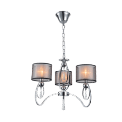 MERY ΠΟΛΥΦΩΤΟ 3XE27 ΧΡΩΜΙΟ D600X480mm