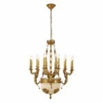 Charles Πολύφωτο 19XE14 Ορείχαλκος/Νεφρίτης - Image 2