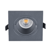 LED ΣΠΟΤ ΠΛΑΣΤΙΚΟ ΤΕΤΡΑΓΩΝΟ PAR 16 COB 7W 4000-4300K ΓΡΑΦΙΤΗΣ