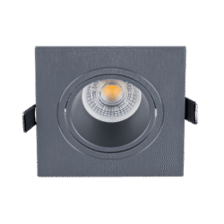 LED ΣΠΟΤ ΠΛΑΣΤΙΚΟ ΤΕΤΡΑΓΩΝΟ PAR 16 COB 7W 4000-4300K ΓΡΑΦΙΤΗΣ