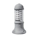 SAURO ΦΩΤΙΣΤΙΚΟ ΚΗΠΟΥ E27 H500 IP55 ΓΚΡΙ - Image 2