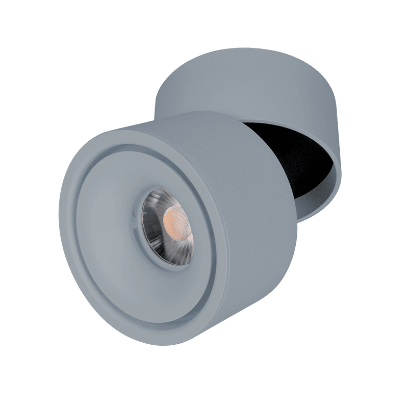 GR-36 TLS503 COB ΣΠΟΤ ΡΑΓΑΣ 10W 6400K 24° ΓΚΡΙ - Image 1