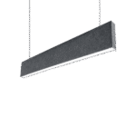 ΗΧΟΑΠΟΡΡΟΦΙΤΙΚΟ LED ΠΡΟΦΙΛ ΚΡΕΜΑΣΤΟ S36 20W 4000K ΓΚΡΙ - Image 2