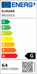 LED ΠΡΟΦΙΛ ΧΩΝΕΥΤΟ S77 64W 4000K 1500MM ΓΚΡΙ - Image 2