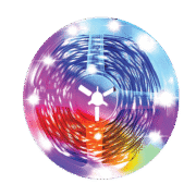 TUYA DIGITAL LED STRIP RGBCCT+IC IP20 5M, SET