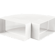 PVC ΓΩΝΙΑ ΟΡΙΖΟΝΤΙΑ 55Х110 /KLH/