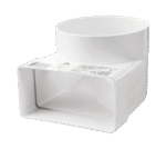 PVC ΓΩΝΙΑ PVC ΠΛΑΚΕ Ф100/55Х110 /KLD/