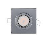 LED ΣΠΟΤ ΜΕΤΑΛΛΙΚΟ ΤΕΤΡΑΓΩΝΟ PAR 16 5.5W 4000-4300K ΝΙΚΕΛ ΜΑΤ