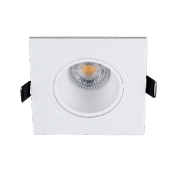 LED ΣΠΟΤ ΠΛΑΣΤΙΚΟ ΤΕΤΡΑΓΩΝΟ PAR 16 COB 7W 2700-3000K ΛΕΥΚΟ