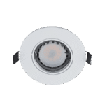 LED ΣΠΟΤ ΠΛΑΣΤΙΚΟ ΣΤΡΟΓΓΥΛΟ PAR 16 5.5W 2700-3000K ΛΕΥΚΟ