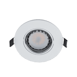 LED ΣΠΟΤ ΠΛΑΣΤΙΚΟ ΣΤΡΟΓΓΥΛΟ PAR 16 5.5W 2700-3000K ΛΕΥΚΟ