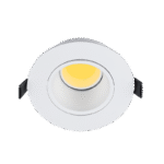 LED ΣΠΟΤ ΠΛΑΣΤΙΚΟ ΣΤΡΟΓΓΥΛΟ COB 7W 2700-3000K ΛΕΥΚΟ