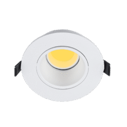 LED ΣΠΟΤ ΠΛΑΣΤΙΚΟ ΣΤΡΟΓΓΥΛΟ COB 7W 2700-3000K ΛΕΥΚΟ