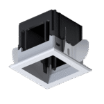 MODENA 1 MODULE RECESSED BOX WITH FRAME WHITE - Image 2