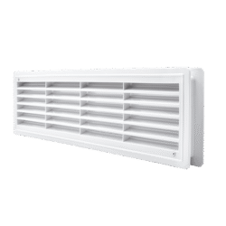 EL02-127 DOOR GRILLE 115x430MM, WHITE