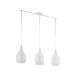 MALI ΚΡΕΜΑΣΤΟ ΦΩΤΙΣΤΙΚΟ 3XE27 ΛΕΥΚΟ