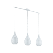 MALI ΚΡΕΜΑΣΤΟ ΦΩΤΙΣΤΙΚΟ 3XE27 ΛΕΥΚΟ