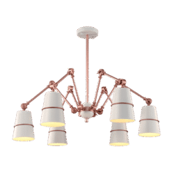 SPIDER ΠΟΛΥΦΩΤΟ 6XE27 ΛΕΥΚΟ