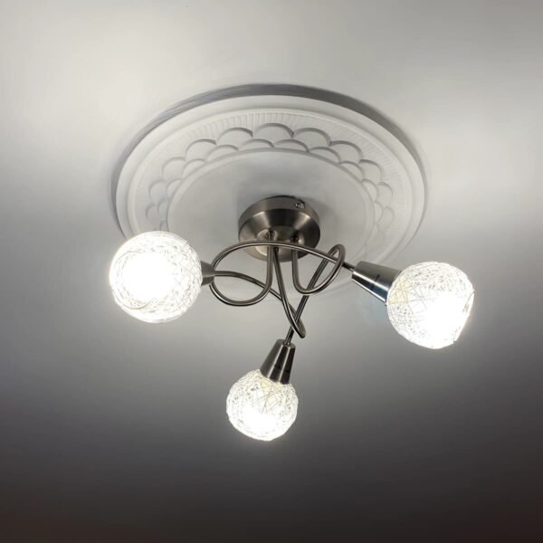 Σποτ Οροφής JULIE 3xE14 Νίκελ Ματ / Αλουμίνιο | ELMARK | 955JULIE3R - Image 2