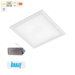 LED ΠΑΝΕΛ ΓΙΑ ΓΥΨΟΣΑΝΙΔΑ  48W 4000K 595x595mm IP54+KIT ΑΣΦΑΛΕΙΑΣ