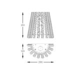 ZUMA LINE WALL LAMP BACH W0547-01H-F9AC 1XE14 GOLD - Image 2