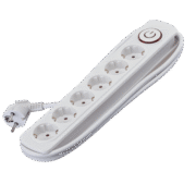 ΠΟΛΥΠΡΙΖΟ ΕΞΑΠΛΟ 2M H05VV-F 3X1.5MM²+ΔΙΑΚΟΠΤΗ