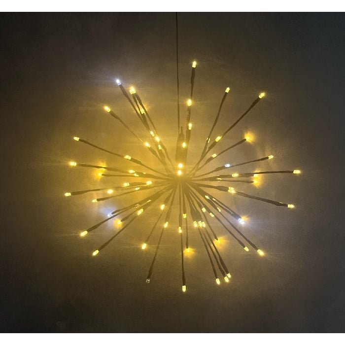 80LED-Αστέρι-Φ40-με-70τμχ-Σταθερά-Θερμό-Λευκό 80LED Αστέρι Φ40 με 70τμχ Σταθερά Θερμό Λευκό - 10τμχ Flash Ψυχρό Λευκό - Image 1