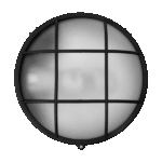 GRF314 ΠΛΑΦΟΝΙΕΡΑ 1XE27 IP44 ΜΑΥΡΗ - Image 2