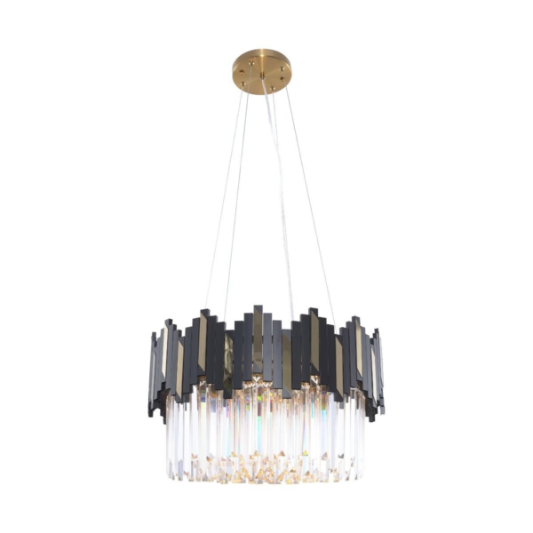 ZUMA LINE PENDANT ROTTA 2200018M 6XE14 BLACK/GOLD - Image 3