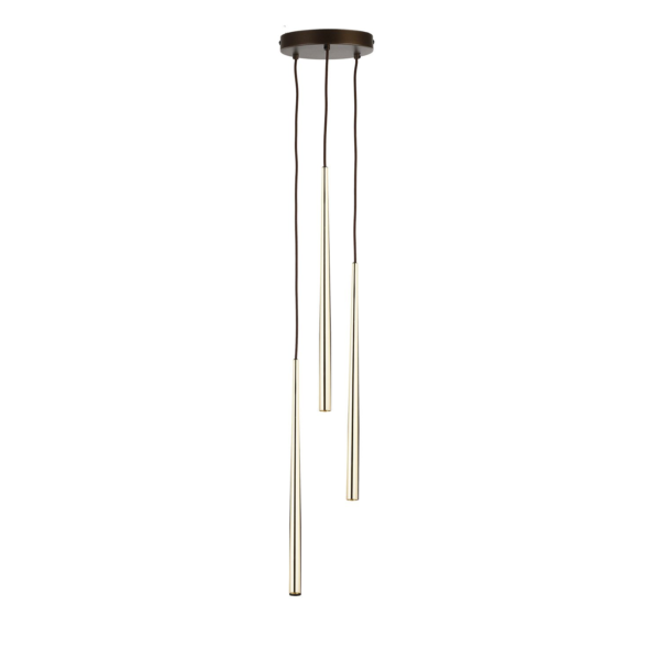 TK LIGHTING PENDANT PIANO 10117 3XG9 BLACK/GOLD - Image 3
