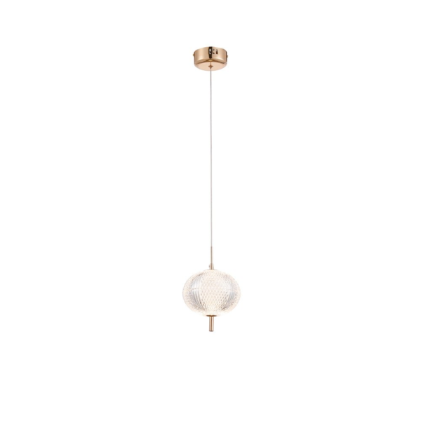 AMARO LED PENDANT 12W 3000K, GOLD - Image 2