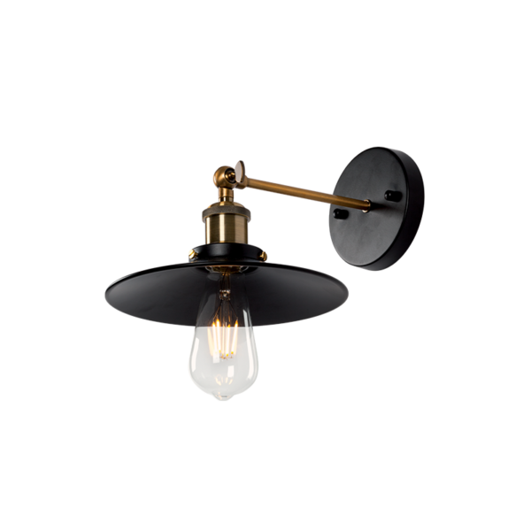 DAMON ΑΠΛΙΚΑ 1XE27 ΜΑΥΡΟ D230mm - Image 2