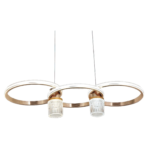 ELZA LED PENDANT 40W CCT, GOLD - Image 2