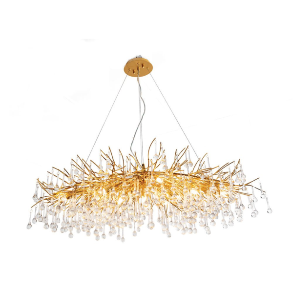 LOUIS CHANDELIER 18XG9 GOLD/CRYSTALS - Image 2