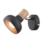 ADDY ΣΠΟΤ 1XE14 ΜΑΥΡΟ ΜΑΥΡΟ/ΞΥΛΟ - Image 2