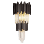 PERCY ΑΠΛΙΚΑ 3XE14 ΜΑΥΡΟ/ΚΡΥΣΤΑΛΛΑ - Image 2