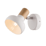 ADDY ΣΠΟΤ 1XE14 ΛΕΥΚΟ ΛΕΥΚΟ/ΞΥΛΟ - Image 2