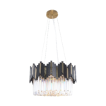 ZUMA LINE PENDANT ROTTA 2200018M 6XE14 BLACK/GOLD - Image 5