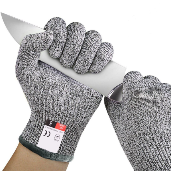 CUT RESISTANT GLOVES LEVEL 5 HPPE SIZE 10 - Image 4