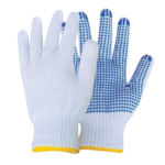 COTTON GLOVES WITH PVC DOTS SIZE 10 - Image 3
