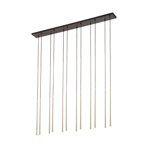 TK LIGHTING PENDANT PIANO 10119 12XG9 BLACK/GOLD - Image 5
