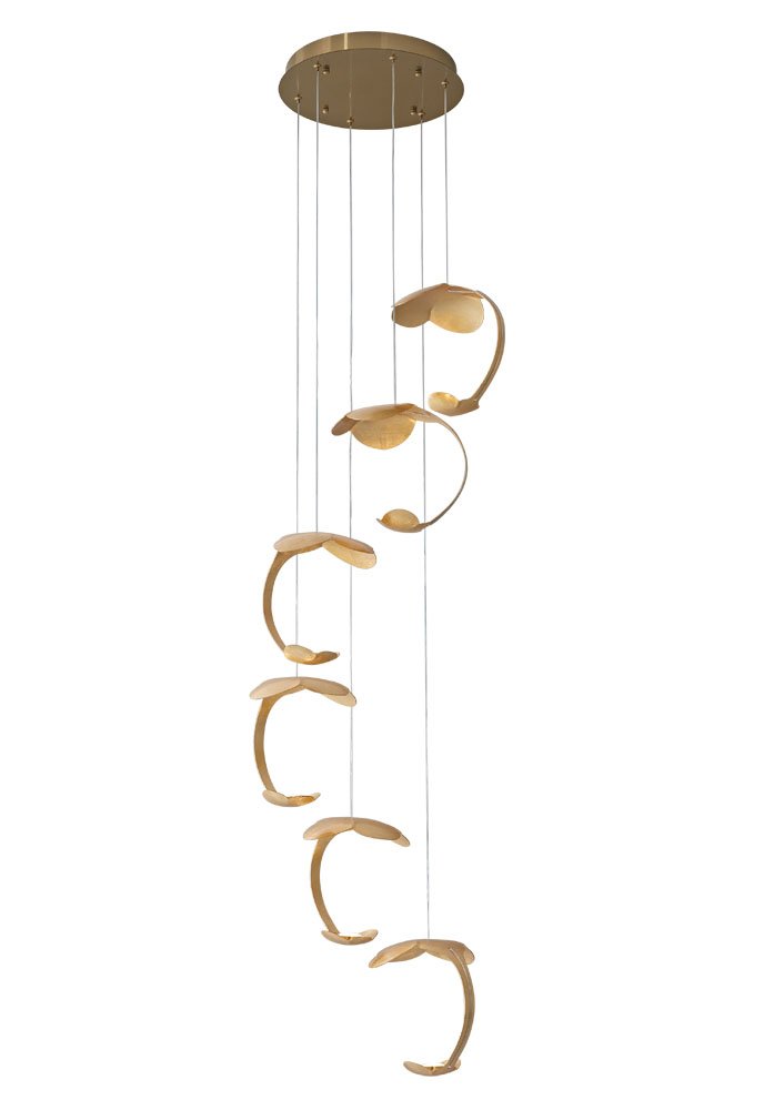 1036428bd9-bd77-1263-a47a-019a15a7593c PDC 1291-6 GD ΠΟΛΥΦΩΤΟ ΝΟΥΦΑΡΟ ΜΕΤΑΛΛΙΚΟ ΧΡΥΣΟ LED - Image 1