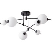 CCC 553-6 ΟΡΟΦΗΣ LED ΓΡΑΜΜΙΚΟ ΜΑΥΡΟΣ ΣΚΕΛΕΤΟΣ ΜΕ 6 ΦΟΥΣΚΕΣ 60W 3000K 3600 LMN