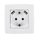 CITY ΠΡΙΖΑ ΣΟΥΚΟ ΒΙΔΩΤΗ + 2 USB ΛΕΥΚΗ - Image 3