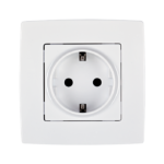 Elmark Πρίζα Σούκο Λευκή Μεταλλιζέ Με Βίδα – CITY (190211S) - Image 4