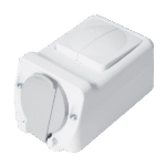 ΠΡΙΖΑ +  ΔΙΠΛΟΣ ΔΙΑΚΟΠΤΗΣ ΑΠΛΟΣ 16А 250V, IP44 - Image 3