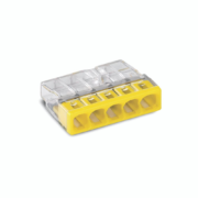 WAGO 2273 CONNECTOR,5 RIGID CONDUCTORS 0,5-2,5 MM2